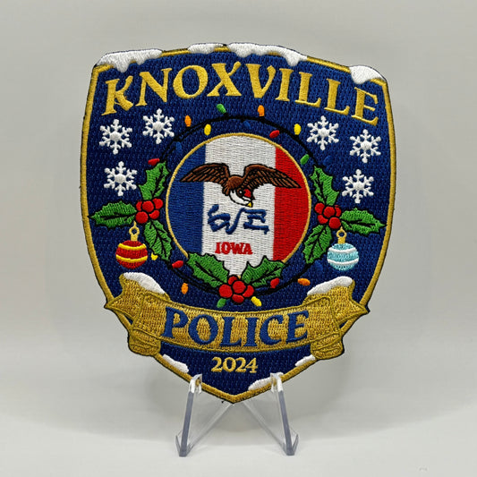 Knoxville, Iowa Police Department Christmas Patch